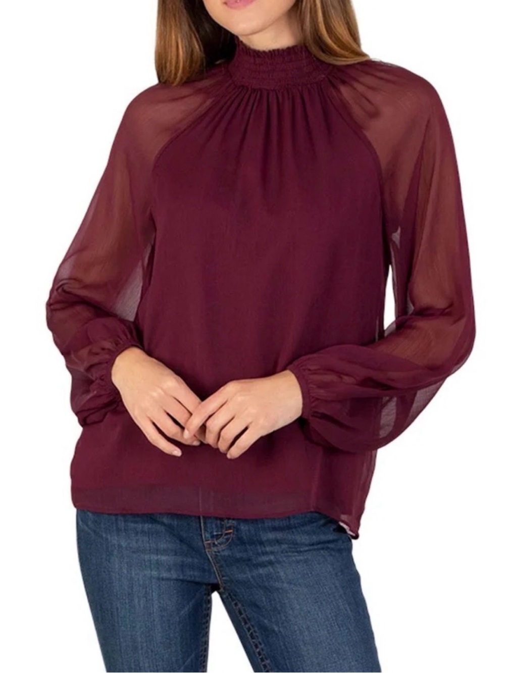 .NWT Joie Limited Edition Long Sleeve Smocked Blouse $278 ~ Whimsigoth Vibes